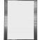 Рамка Клик ПК-25  с дек. уголком 40х60, серебро матовое анодир. в Москве - картинка, изображение, фото