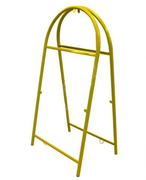 Каркас штендер  арочный 1,3 м радиусный, желтый - фото, изображение, картинка