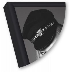 Рамка Нельсон 02, 70х100, черный матовый RAL-9005 в Москве - картинка, изображение, фото