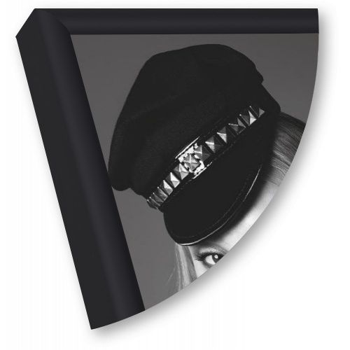 Рамка Нельсон 02, 50х70, черный матовый RAL-9005 в Москве - картинка, изображение, фото