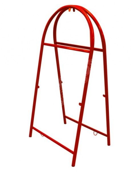 Каркас штендер  арочный 1,3 м радиусный, красный - фото, изображение, картинка